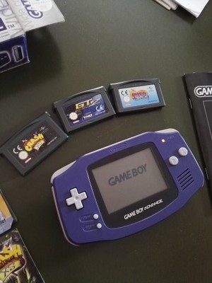 Nintendo Game Boy GameBoy ADVANCE idealny + 3 gry