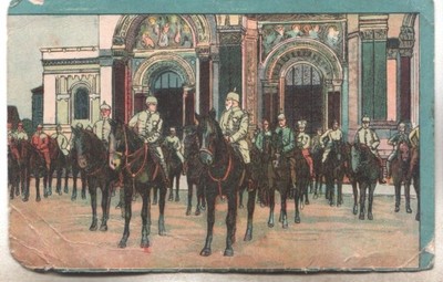 Wojska pruskie na Placu Saskim 1916