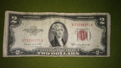 Dwa dolary 1953 rok seria B
