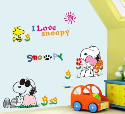 Naklejka na ścianę Snoopy