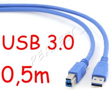 Kabel 0,5m USB 3.0 AM-BM Gembird USB3.0 50cm Łódź