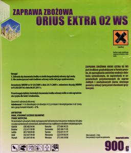 Zaprawa ORIUS EXTRA 02WS 900g na 600kg ziarna