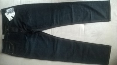 spodnie jeansowe Calvin Klein kolor ciemny roz.40