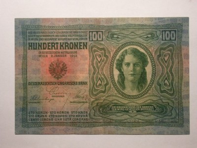 Austria Węgry 100 K 1912