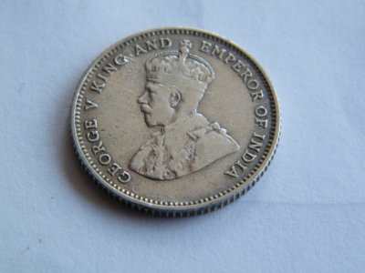 10 centów Indie 1927 rok