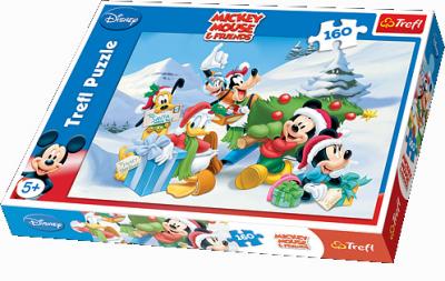 Puzzle Trefl  160 el. 15198 Mickey zimą