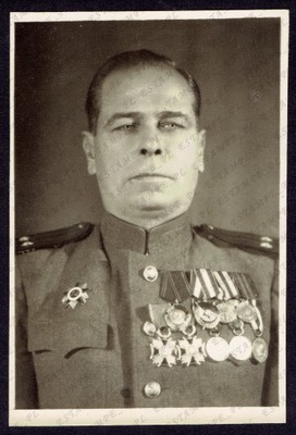 Zdjęcie Sowiecki Podpułkownik Krzyż Zasługi (2305)