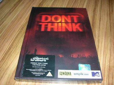 THE CHEMICAL BROTHERS - DON'T THINK DVD+CD! FOLIA!