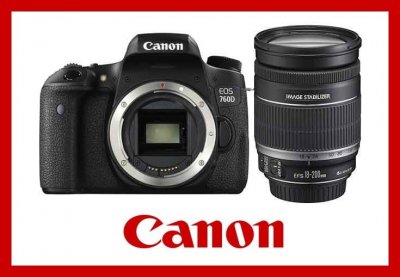 Canon EOS 760D + 18-200 IS Nowe Gwarancja