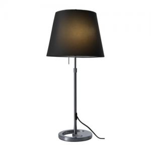 IKEA NYFORS Lampa stołowa, niklowano - 5685353525 - oficjalne archiwum  Allegro