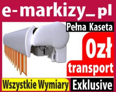 Markizy MARKIZA na TARAS 5,9x3,1 PEŁNA KASETA !!!!