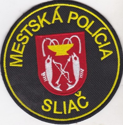 Naszywka Policji Municypalnej m. Slacz, Czechy