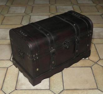 kufer drewniany s611 kuferek skrzynia prezent