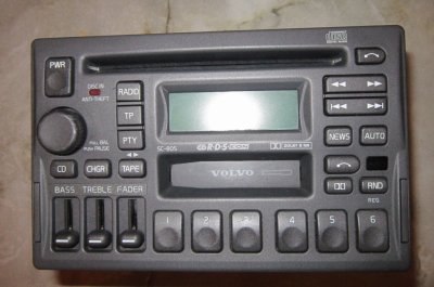 Radio CD Volvo SC-805 + KOD S40 V40 S70 V70 850 - 6125250416 - oficjalne  archiwum Allegro