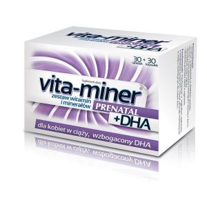 Vita-miner Prenatal+DHA 30+30 tabletki i kapsułki
