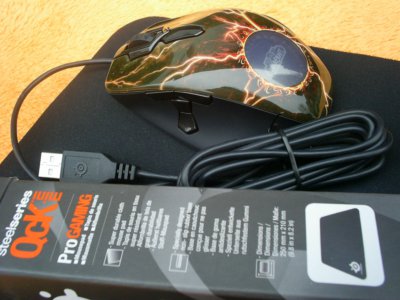 STEELSERIES Mysz WOW  myszka MMO + podkładka QCK