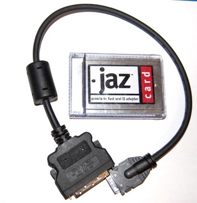 JAZ CARD PCMCIA TO FAST SCSI II ADAPTER