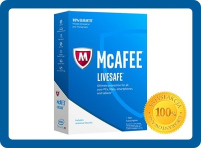 McAfee LiveSafe 2017 1 ROK FV