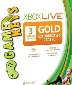 3 miesiące XBOX Live Gold PL/EU/US-AUTOMAT 24h/7