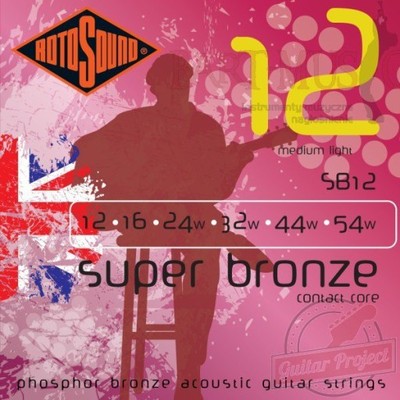 Struny ROTOSOUND SB12 (12-54) Super Bronze