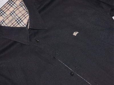 BURBERRY męska koszula czarna XL (S) - 6679742611 - oficjalne archiwum  Allegro