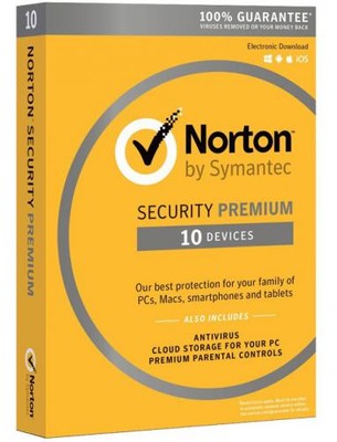Antywirus Norton Security 3.0 PREMIUM 10st. / 1rok