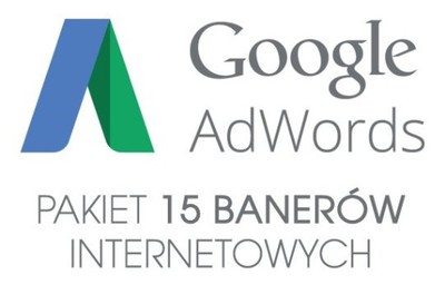Banery Google Adwords - komplet 15 sztuk.