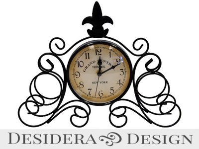 Zegar stojący stołowy kominkowy retro vintage 32cm