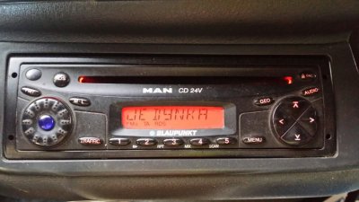 radio samochodowe Blaupunkt MAN CD 24V - 6463567729 - oficjalne archiwum  Allegro