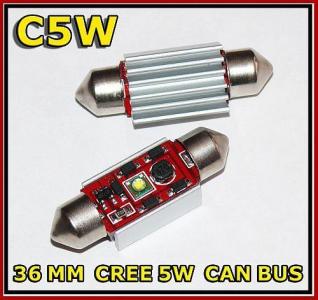 C5W 36mm 5W CREE CAN rurka tablica VOLVO S60