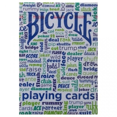 BICYCLE karty do gry TABLE TALK talia poker BLUE