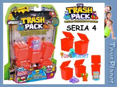 Trash Pack - ZESTAW ŚMIECIAKI 5-PAK seria 4 Cobi