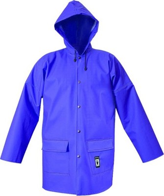 SOLIDNA MOCNA kurtka przeciwdeszczowa niebieska 58
