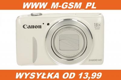 CANON PowerShot SX600 HS WHITE 9341B011AA fv 23%