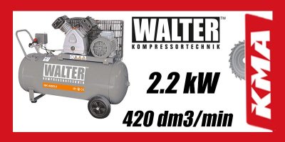 Kompresor sprężarka WALTER GK 420-2.2/100