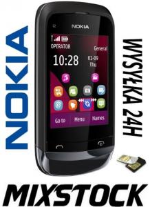 Rozsuwana Nokia C2-03 DUALSIM czarna 24GW FV23