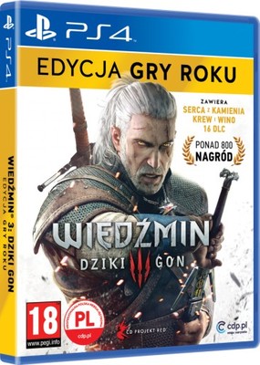 PS4 Wiedźmin 3 Dziki Gon Edycja Gry Roku GOTY PL
