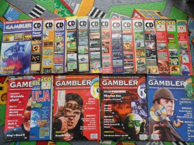 Gazety komputerowe Gambler rok 97 98 99 tanio !!!!