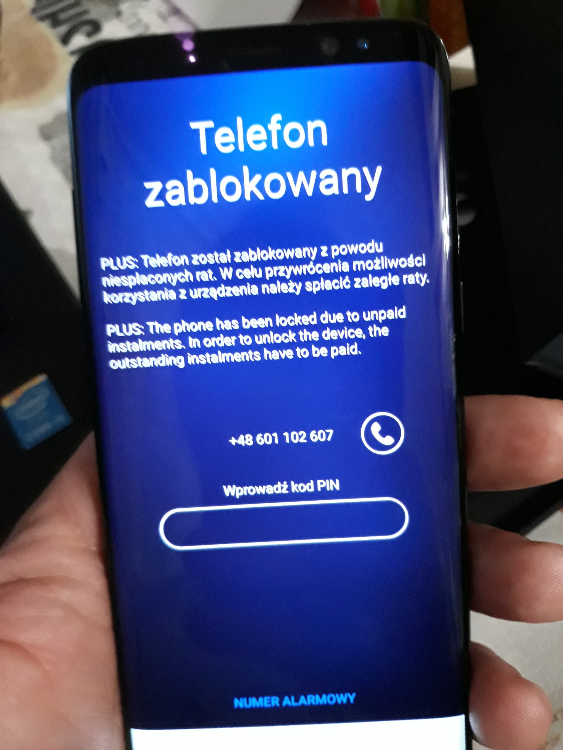 Samsung Galaxy S8 31 08 17 Zablokowany 7024854589 Oficjalne Archiwum Allegro