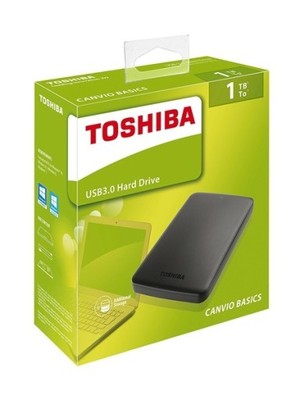 SZYBKI DYSK PRZENOŚNY TOSHIBA 1000GB USB 3.0_WIN10