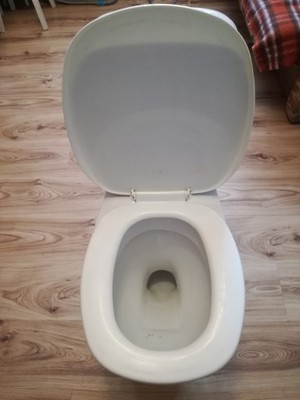 Kompakt WC Kibel Muszla ze spłuczką biała toaleta