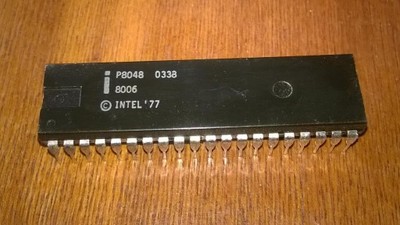 Mikrokontroler mikroprocesor Intel 8048 lata 70e
