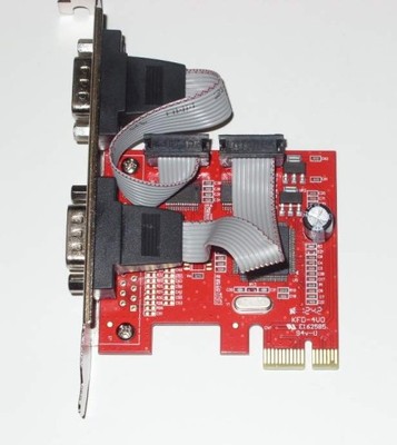 Kontroler PCI-E 2x RS232 COM Salon WAWA od ręki