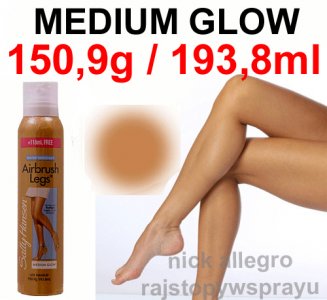 Rajstopy spray Sally Hansen Airbrush Legs MEDIUM - 6201446225 - oficjalne  archiwum Allegro