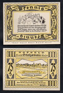 Stary banknot - Notgeld niemiecki 1921 rok.