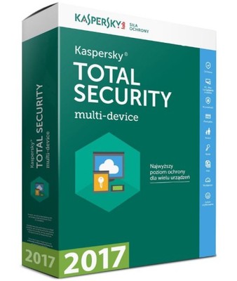 Kaspersky Total Security multi-dev 3PC / 1Rok