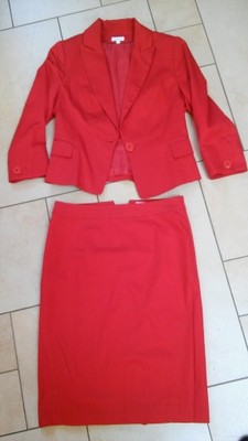 Solar kostium damski garsonka rozmiar 36 czerwony