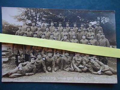 Wilno 1916 r. Żołnierze niemieccy