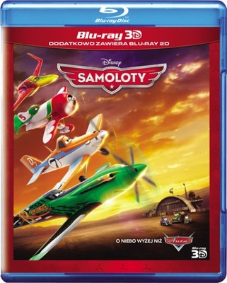 SAMOLOTY 3D / 2D Disney Blu-ray Folia