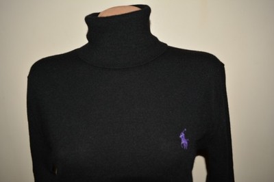 RALPH LAUREN 100% MERINO WOOL KLASYCZNY GOLF M